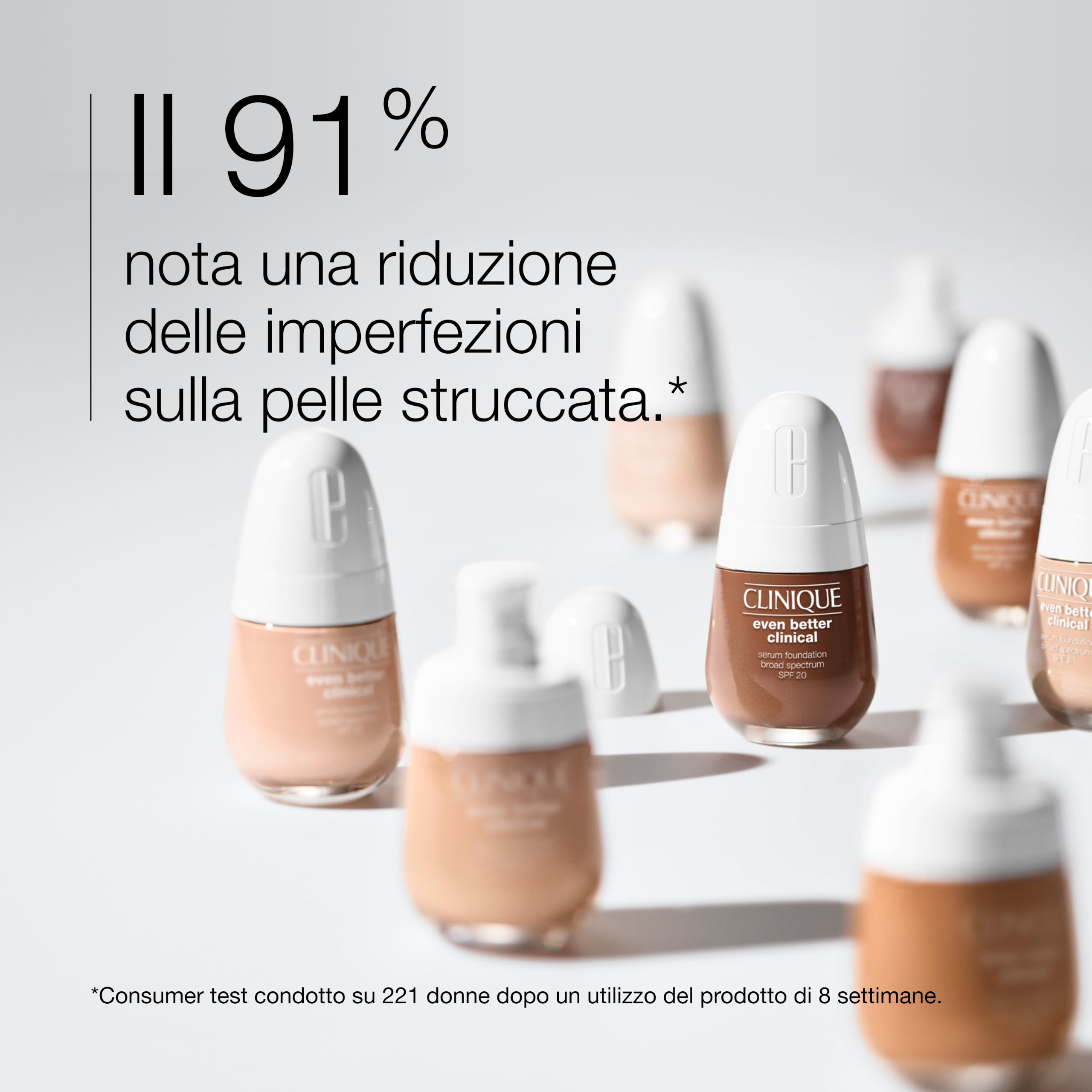 Clinique Pop Longwear Lipstick (3.9 g) + Even Better Clinical Serum Foundation SPF 20 (30 ml) - Rossetto a lunga tenuta - Satinato, opaco o brillante - Fondotinta con copertura completa