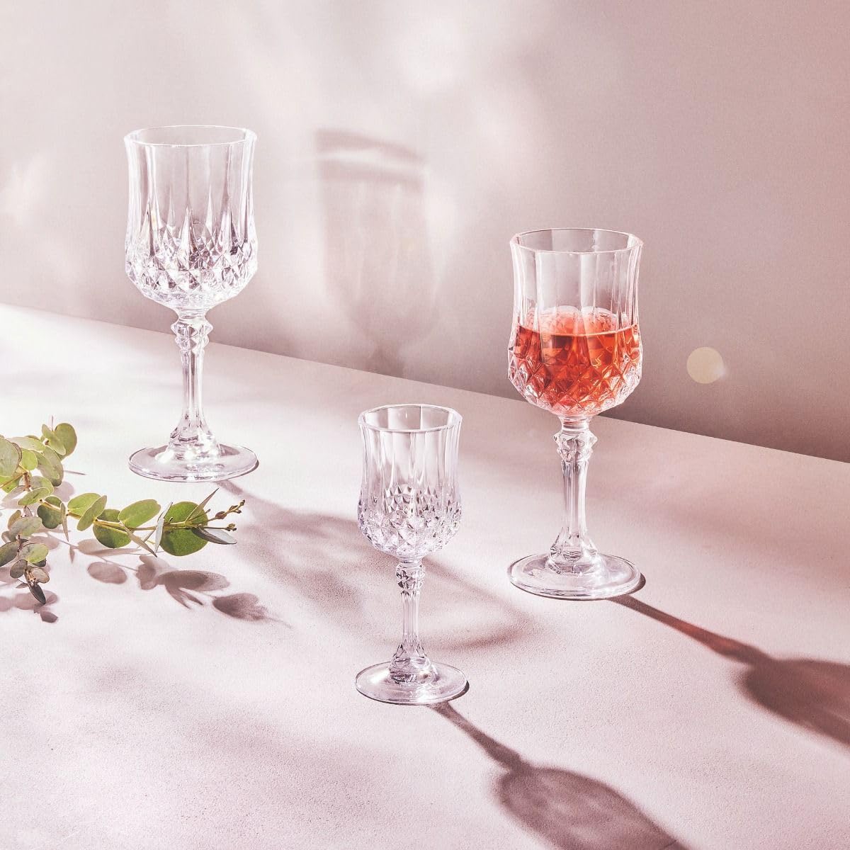 Cristal D'arques Paris, Set di 6 bicchieri da liquore da 6 cl, in Kwarx, lucidi, trasparenti e ad alta resistenza, realizzati in Francia, adatto alla vendita online.