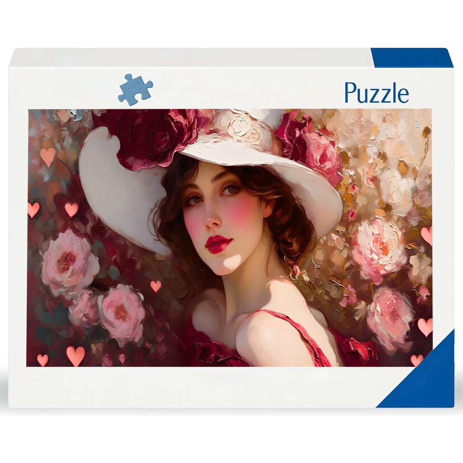 Puzzle para Adultos 1692 Piezas, Flores de mujer Puzzle, Difícil, Desafiante, Rompecabezas Encajan Perfectamente, Letras en la Parte Posterior, sin Polvo, Regalo para Personas Mayores (179x31cm) v-767