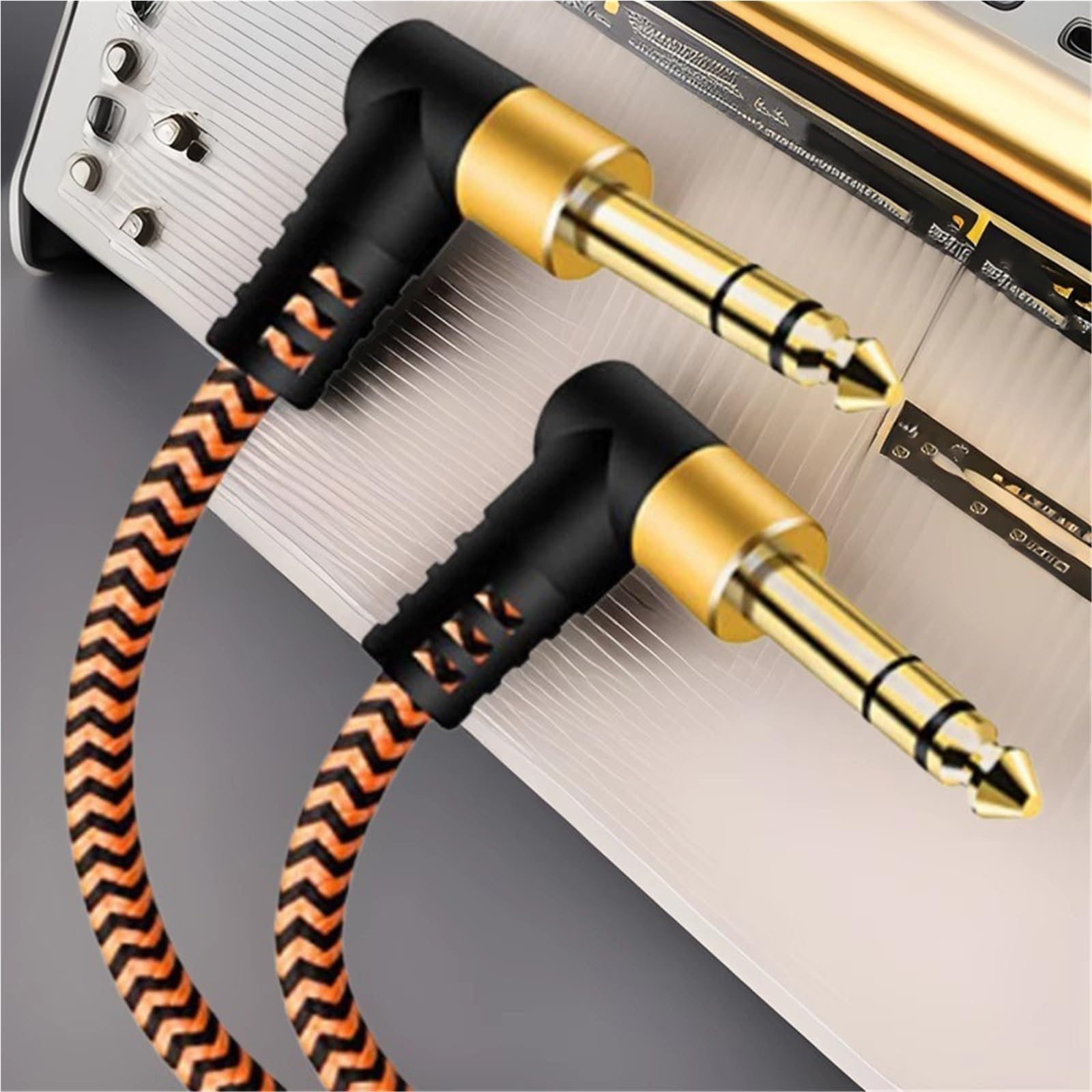 Kabel Do Gitary Odpowiedni Kabel Zbalansowany Do Gitar O Średnicy 6,35 Mm Kątowy