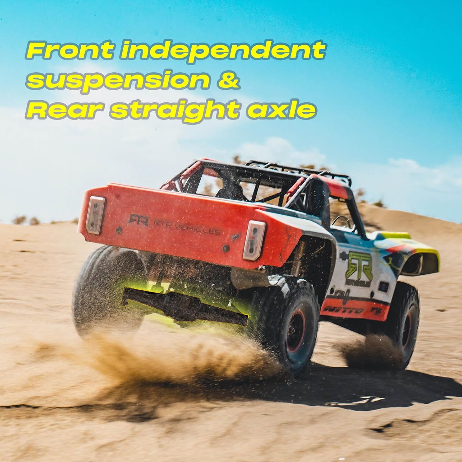 BEEZRC FMS 1/7 Ford Bronco RTR EB RC Short Course Truck Fast 80km/h High Speed RC Off-Road Brushless 4x4 RC Truck RC Car Hobby RC Waterproof Remote Control Car for Adults RS Racing Livery 2024