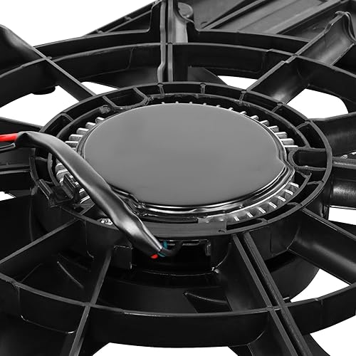 Miniatura 3 de VO3115119 Conjunto de ventilador de refrigeración de radiador estilo fábrica compatible con Volvo XC40 2019-2021, 12 V, negro