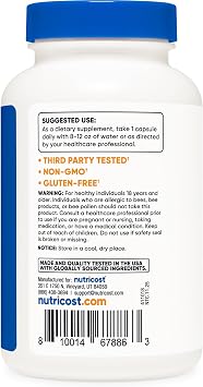Nutricost Bee Propolis Extract 120 Capsules for 120 Servings Per Bottle