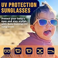 Vista 2 de Gafas de sol polarizadas para bebé con correa, lentes de sol flexibles irrompibles para bebés recién nacidos de 0 a 24 meses