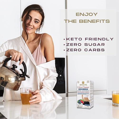 Miniatura 9 de HYLEYS - Té de mora para limpieza de colon y bienestar