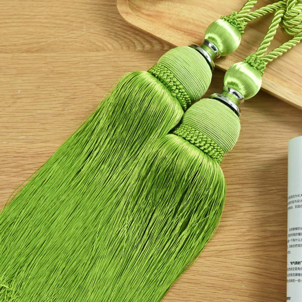 Embrasse rideau pompon avec glands design moderne brosses accessoires suspendus paire 04