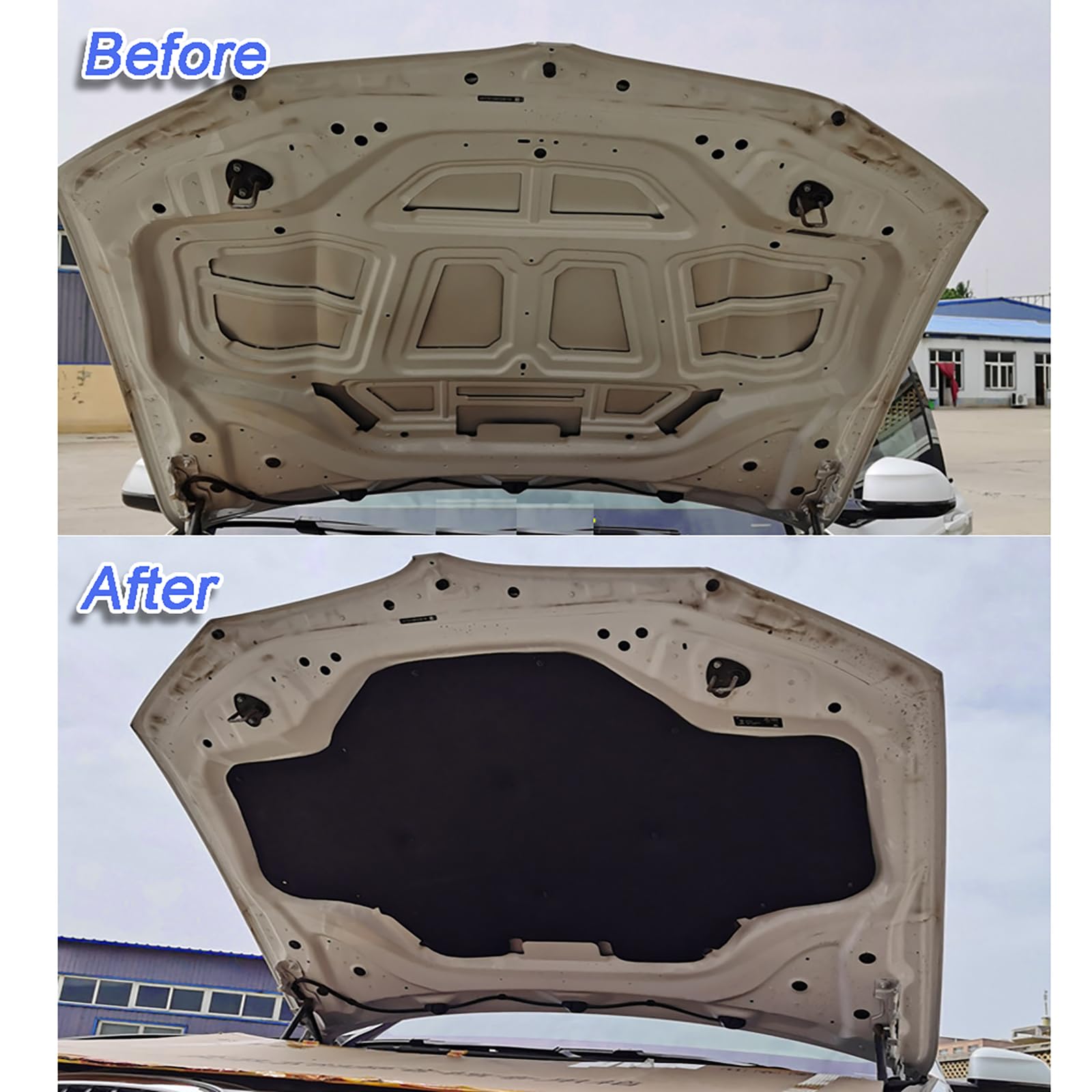 Land Rover Discovery Sport 2016 2017 2018 2019 mata izolacyjna do maski samochodu bawełniana mata izolacyjna do samochodu przednia maska ochronna osłona