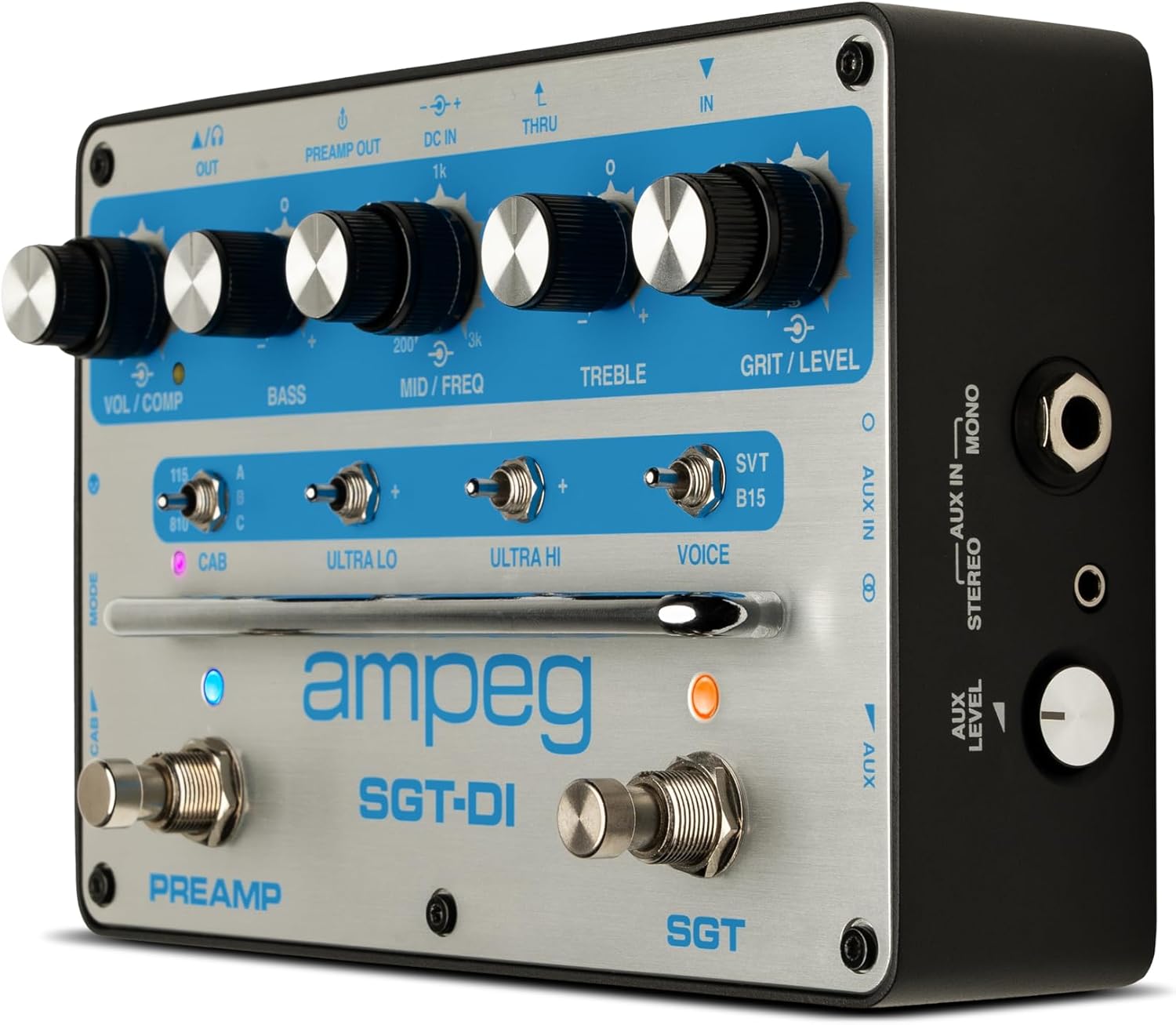Ampeg SGT-DI Preamp Compressor and DI Blue Line