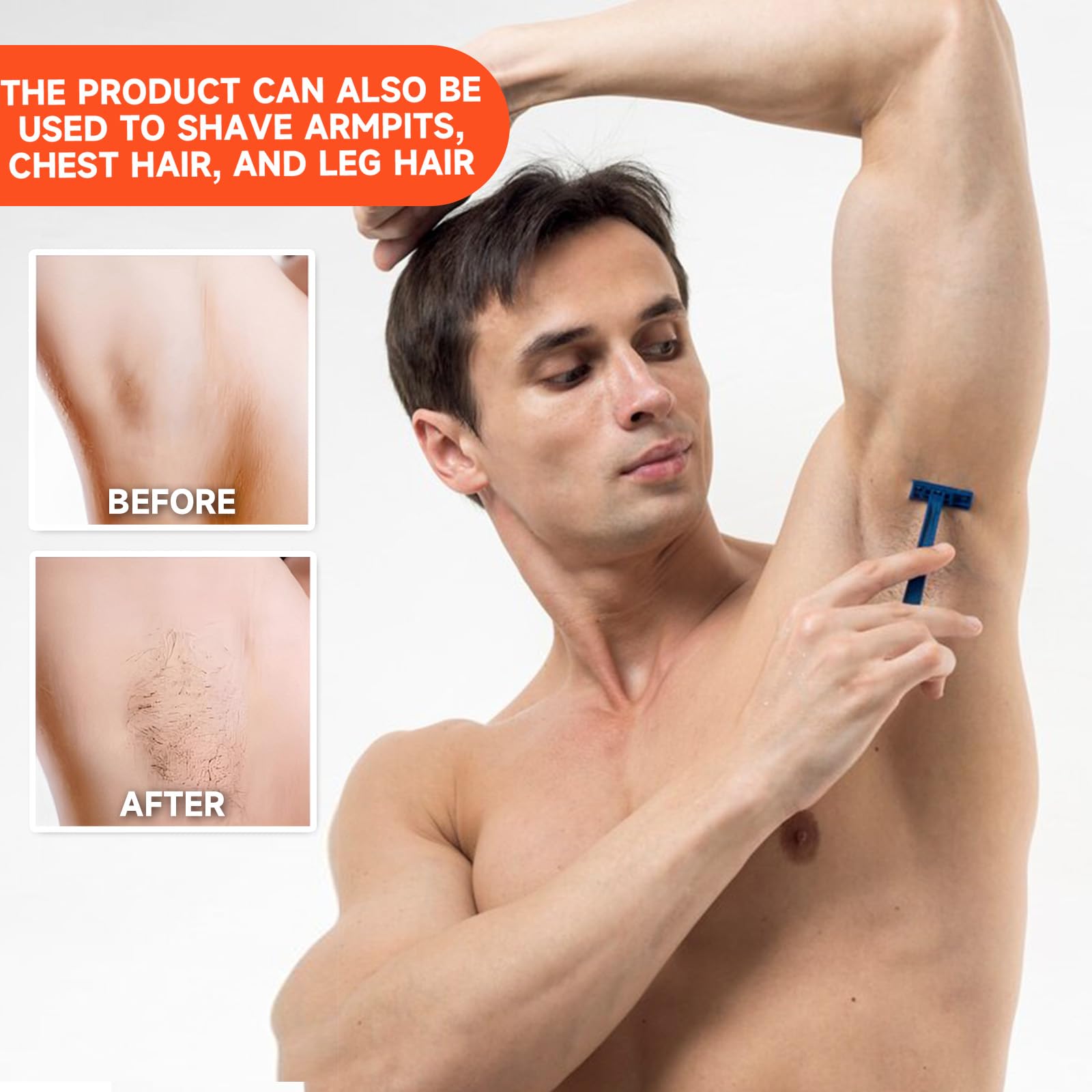 Cuchillas de afeitar ProGlide Wet Shaver para hombre, 24 cuchillas de repuesto para afeitadora en húmedo, paquete económico de 5 cuchillas Fusion, cuchillas Pro Glide, Fusion 5 ProGlid — view 6