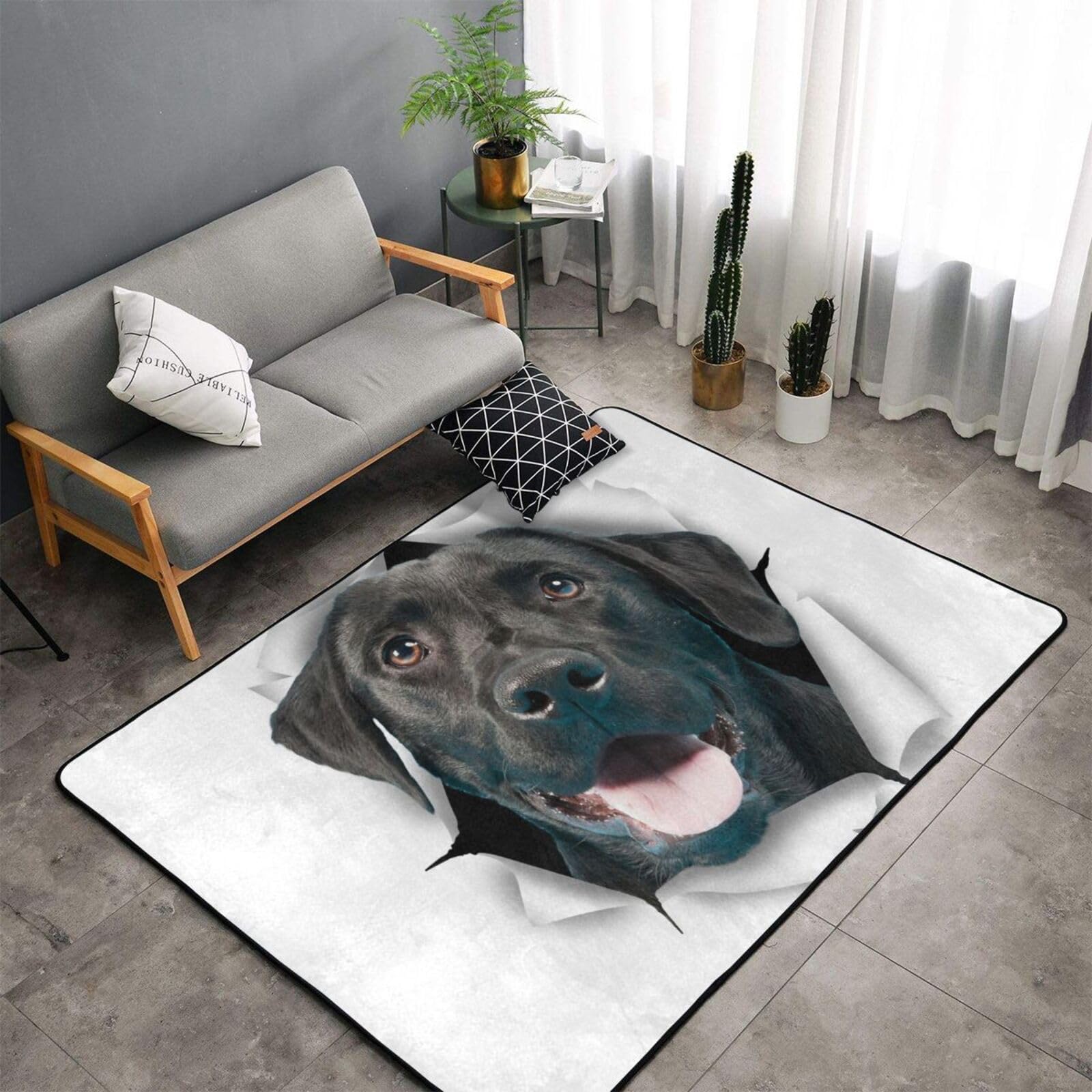 犬　ラブラドール　マルチカバー　ソファーカバー　ラグ　171x124 犬 ラブラドール マルチカバー ソファーカバー ラグ 171x124 犬