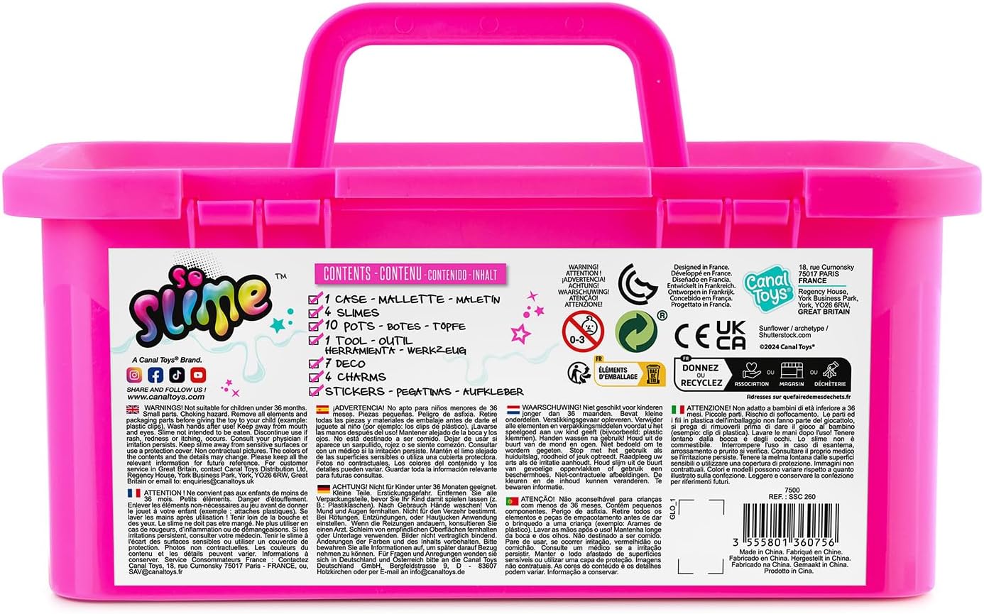 Canal Toys - So Slime - Mix'in Slime Unicorn Case Slime Kit Toy - SSC 260