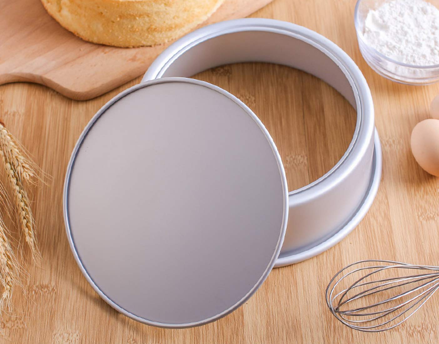 Tosnail 2 Pack 8-Inch Aluminum Round Cake Pan with Removable Bottom - Image 9