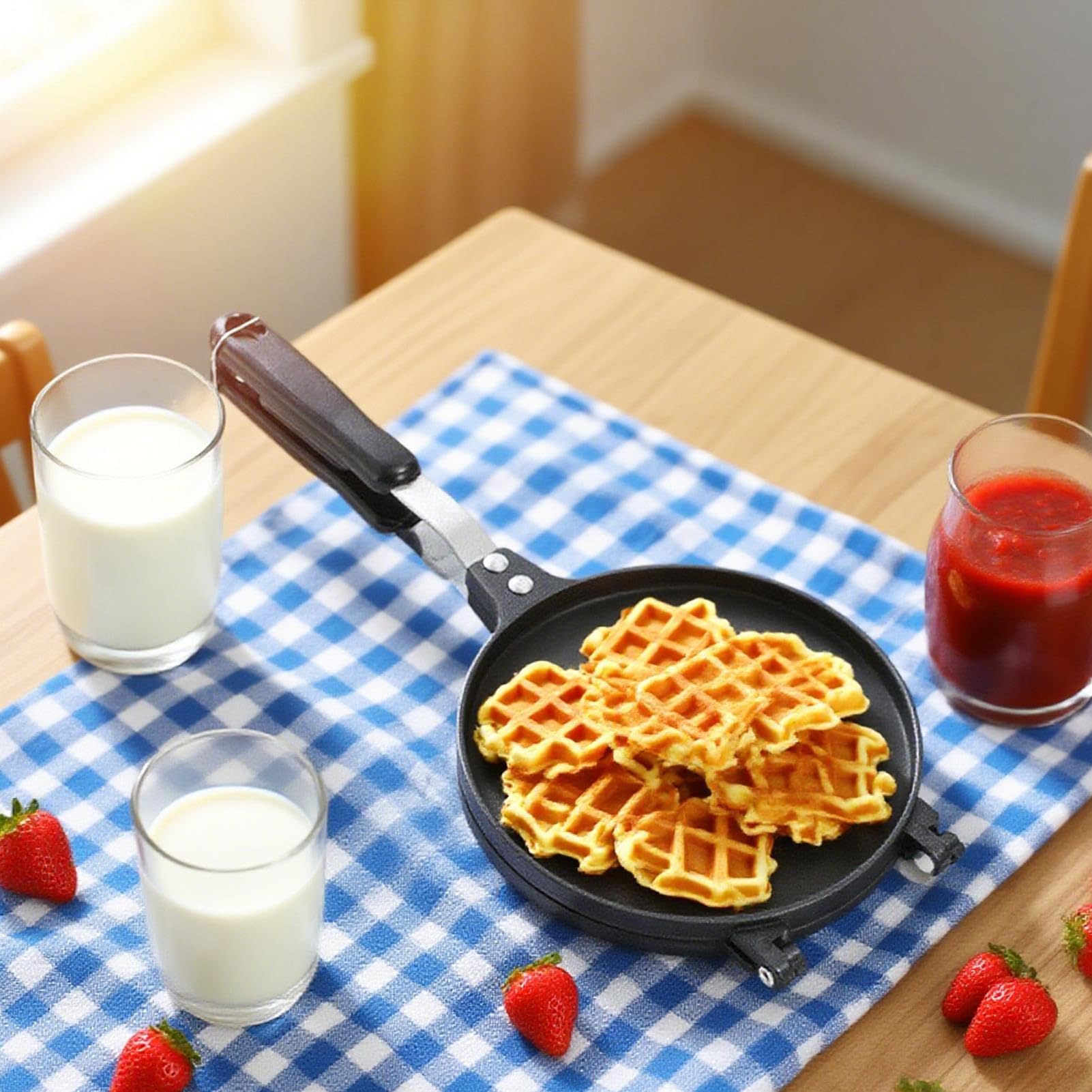 Macchina per coni waffle Stampo padella utensili chip forno crepes