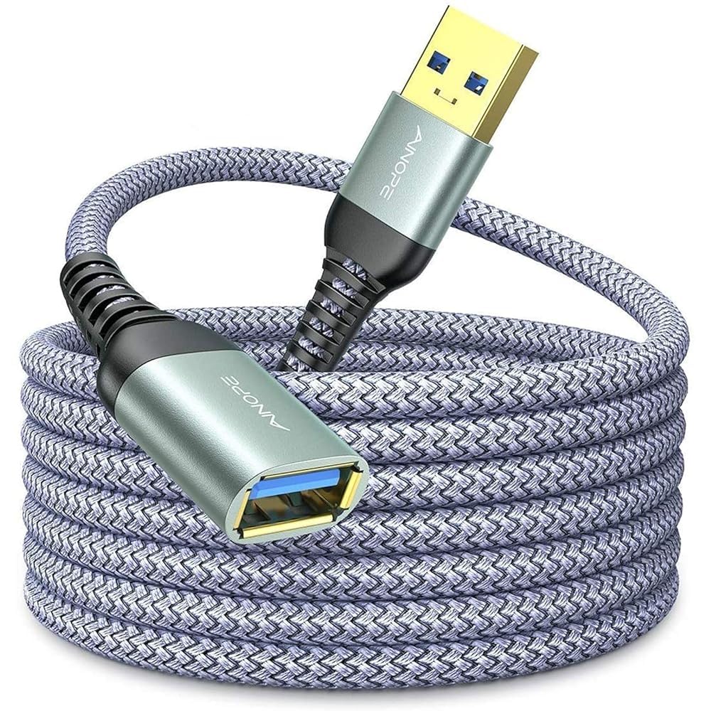 See full amazon price history chart for 10FT USB 3.0 Extension Cable Type A Male to Female Extension Cord AINOPE Durable Braided Material High Data Transfer Compatible with USB Keyboard,Mouse,Flash Drive, Hard Drive,Printer 10FT USB 3.0 Extension Cable Type A Male to Female Extension Cord AINOPE Durable Braided Material High Data Transfer Compatible with USB Keyboard,Mouse,Flash Drive, Hard Drive,Printer (B07ZV6FHWF) Amazon Price History, Amazon Price Tracker