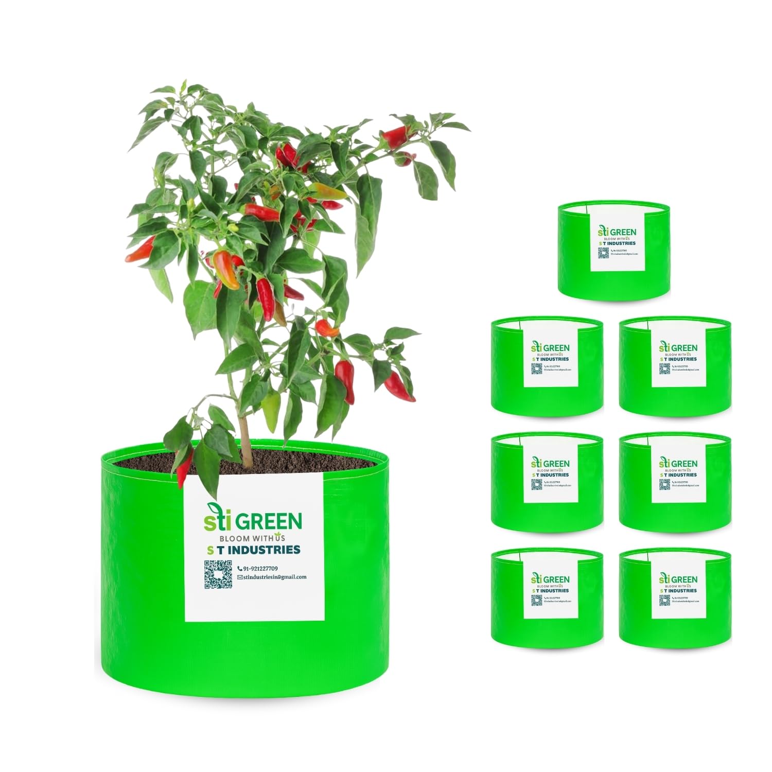 HDPE Grow Bags - Durable Plant Containers -11