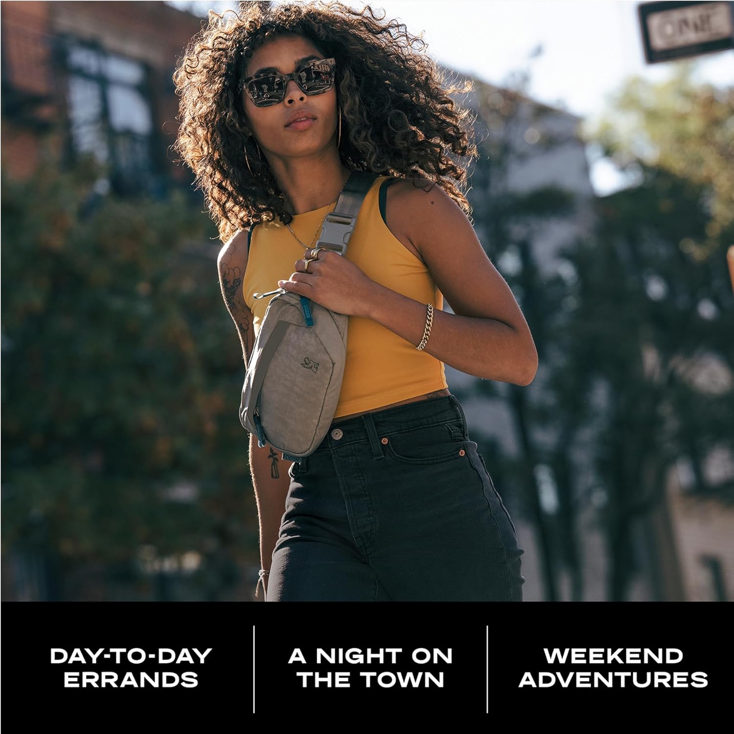 Chrome Industries Sabin Sling Bag for Men and Women – Large Main Compartment, Lightweight Recycled Materials – 3L, Black - Image 6