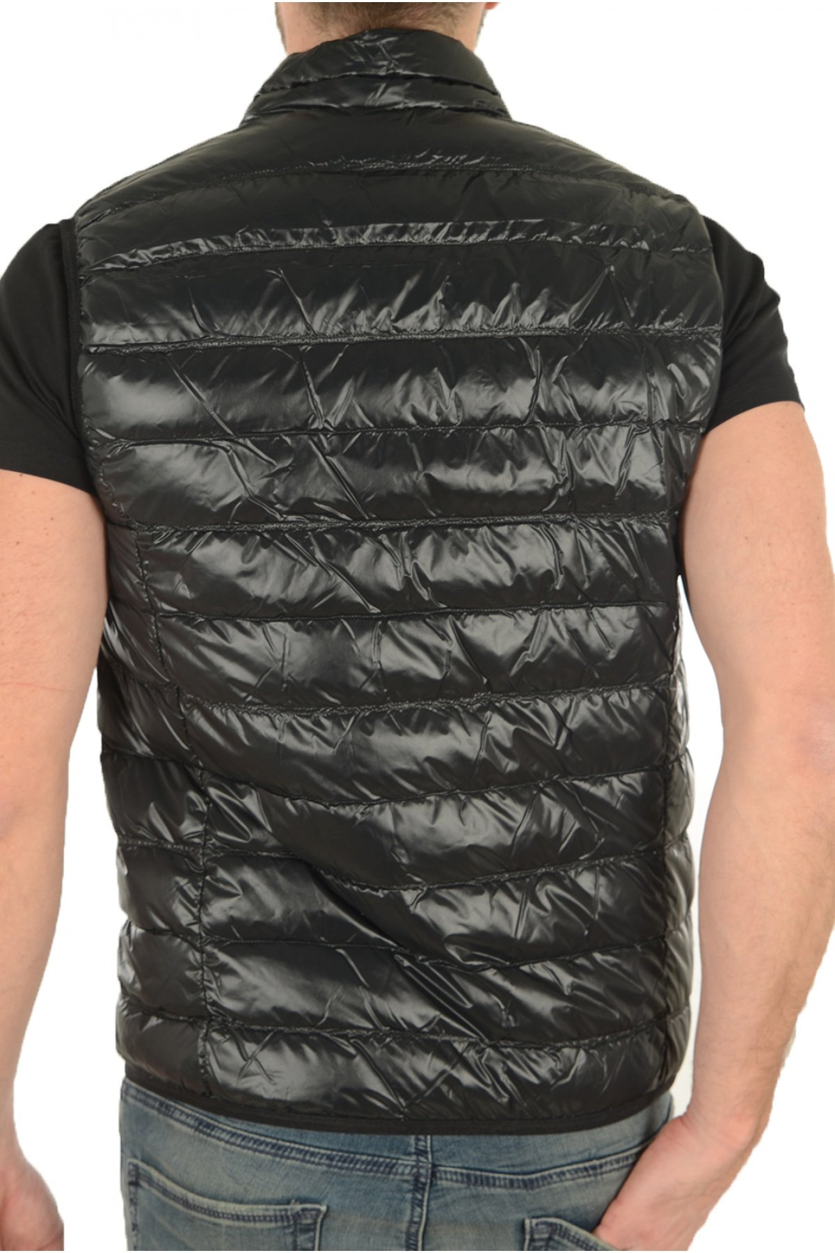 Emporio Armani Herren Train Core Down Vest, schwarz, X-Large