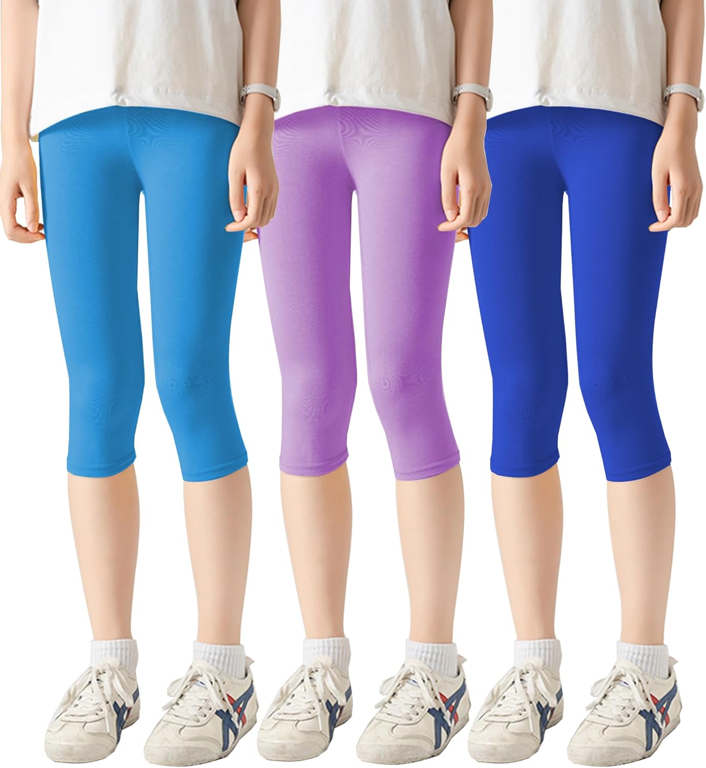 Athletic Wear For Girls Yoga Pants Girls Spandex Nylon Capri