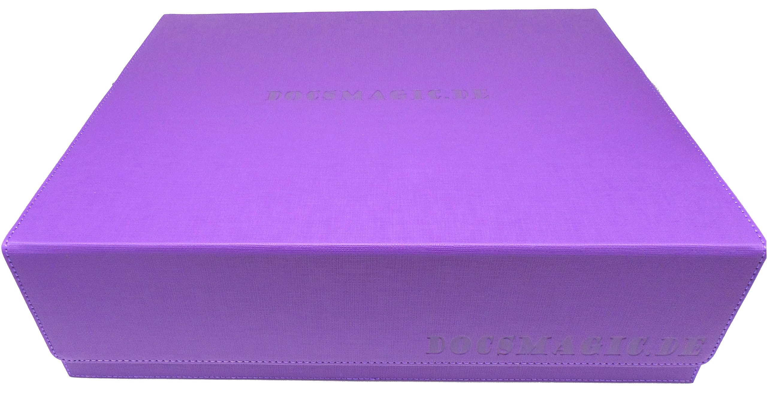 docsmagic.de Premium 4-Row Trading Card Storage Box Purple + Trays & Divider - MTG PKM YGO
