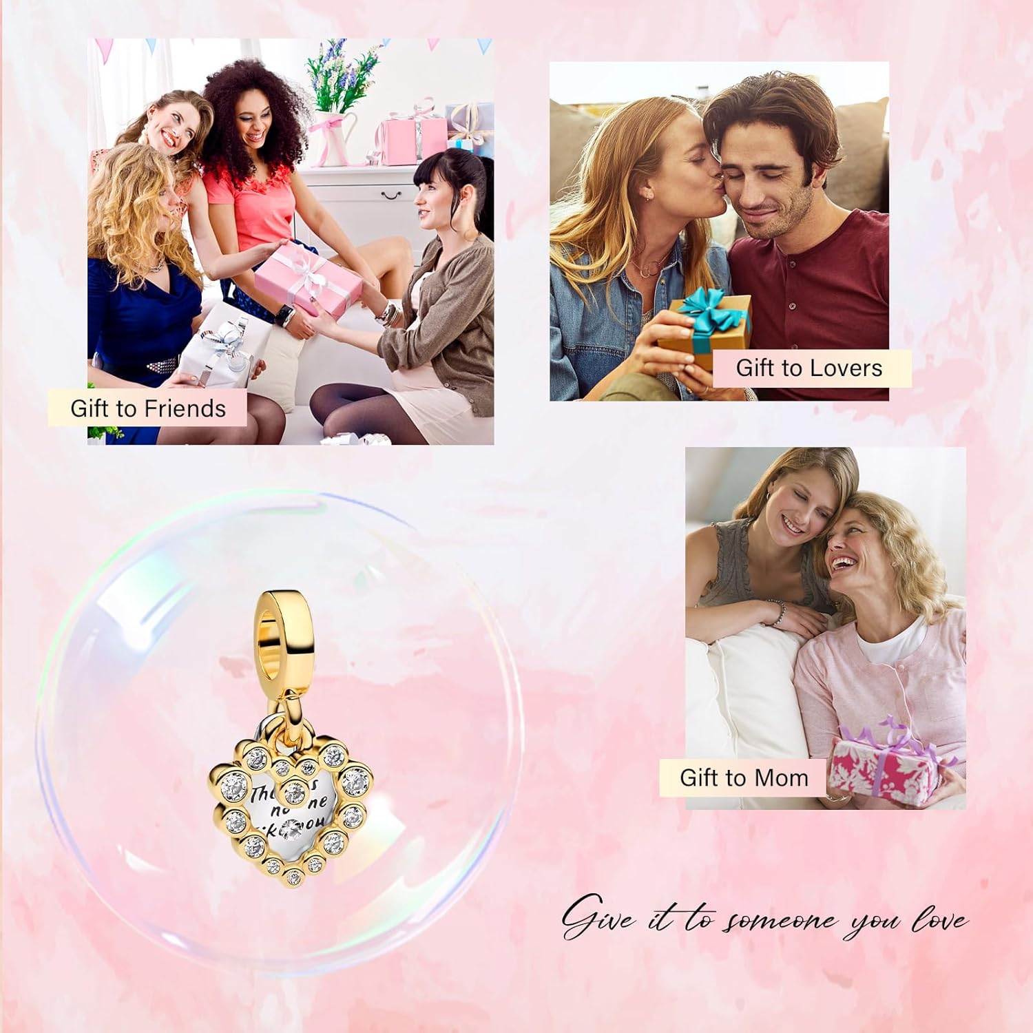 Valentines Mothers Day Jewelry Gifts, Charms for pandora Bracelets and Necklaces Women - Image 4