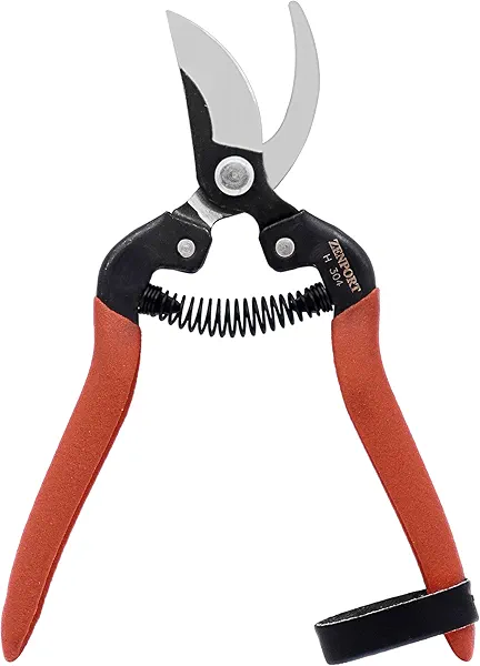 Zenport H304 Bypass Action Harvest and Utility Shear, Carbon Steel