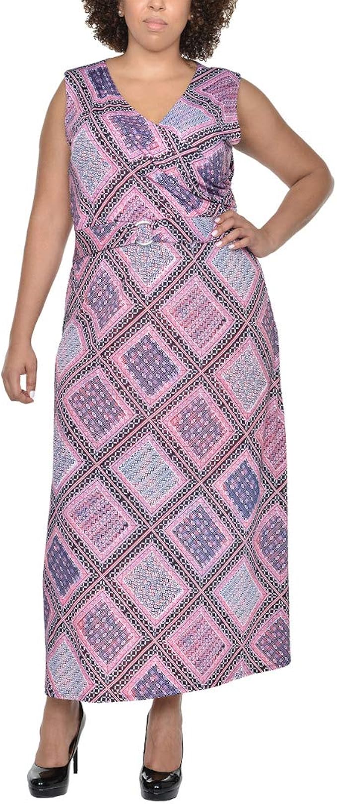 wrap front dress plus size