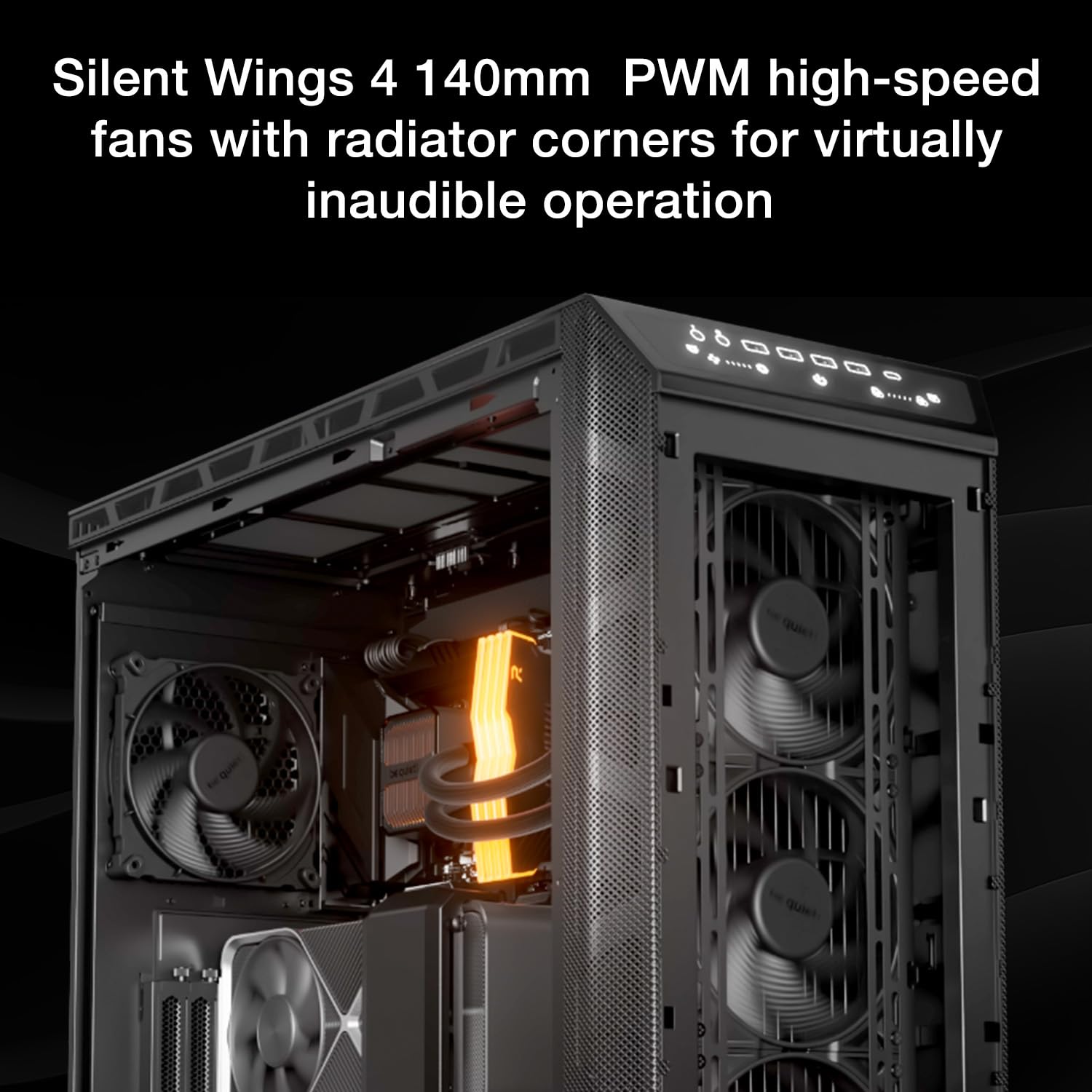be quiet! Silent Loop 3 420mm CPU AIO Liquid Cooler | 3 Silent Wings 4 140mm PWM High-Speed Fans | Quiet Performance | 6-Pole Motor | Discreet ARGB Lighting | Refillable | Black | BW026