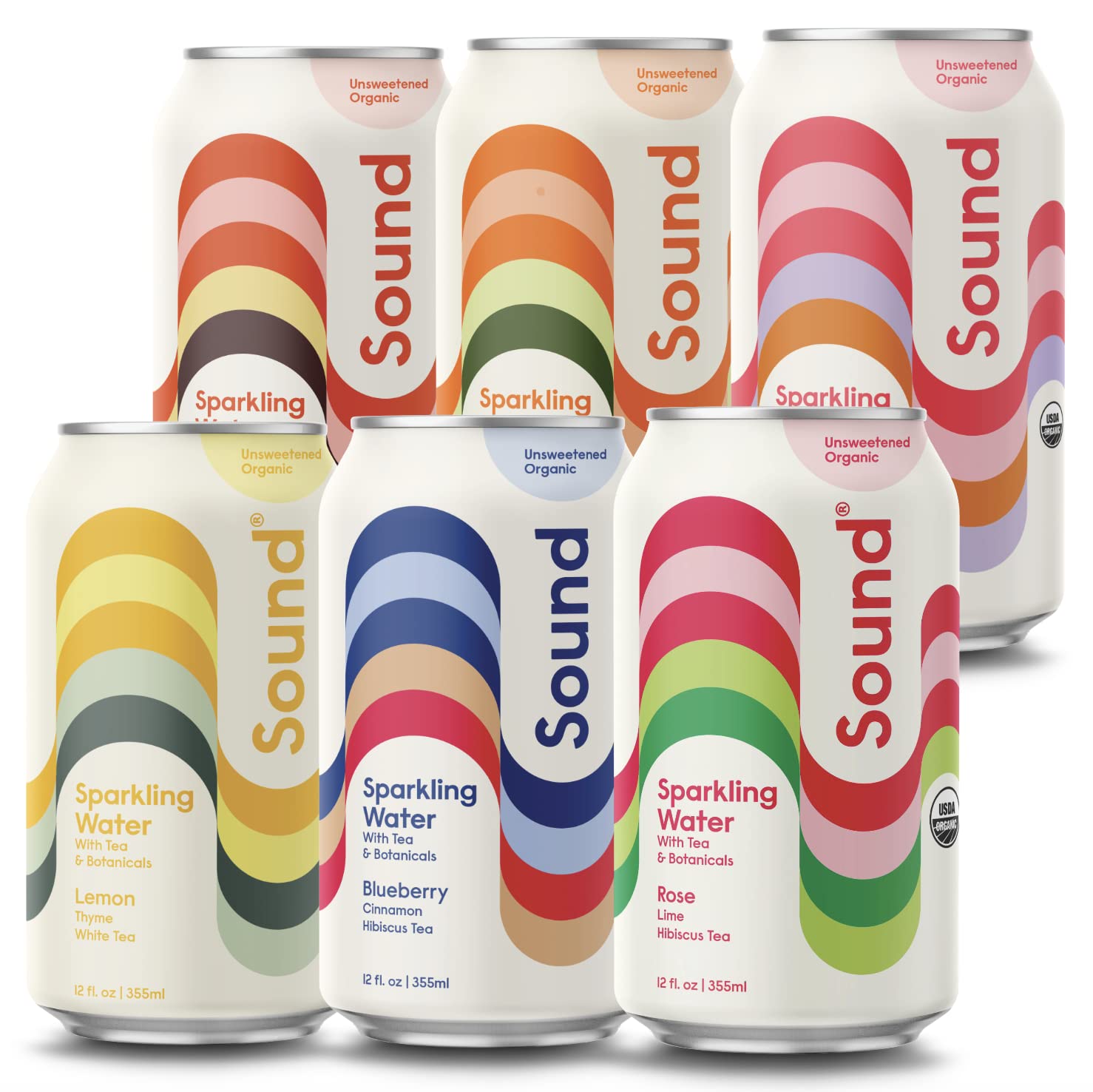 Buy SOUND Sparkling Water w/ Tea & Botanicals Unsweetened, Zero