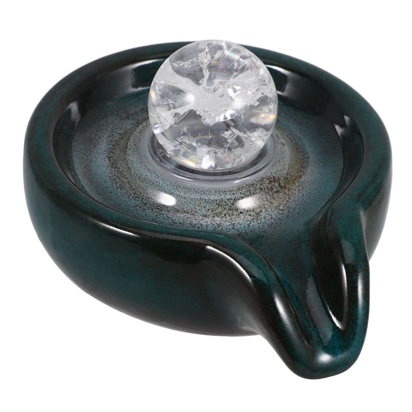 SOLUSTRE Waterfall Fountain Outdoor Accessory Ceramic Circulating Decor for Landscape Courtyard Water Feature