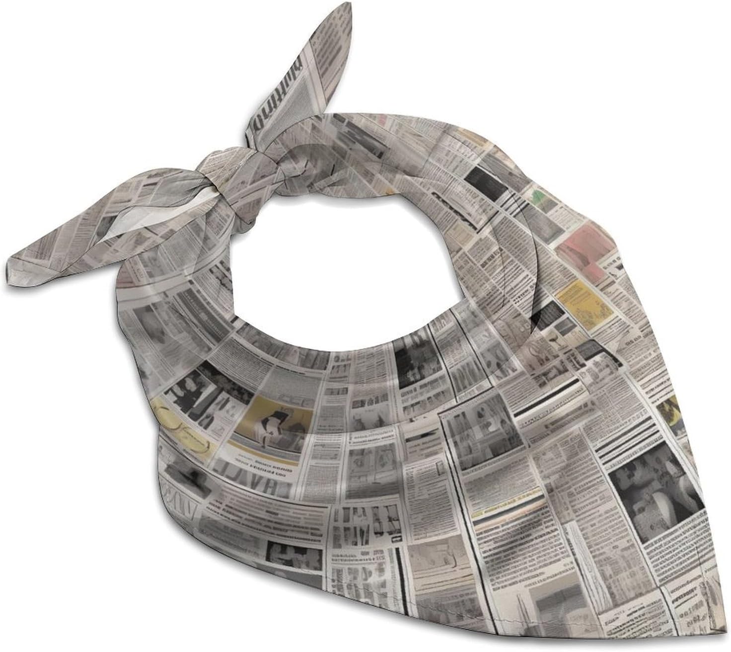 Square Kerchief Bandanas Silky Touch Head Scarf Spring Scenery Mask Scarf for Men & Women