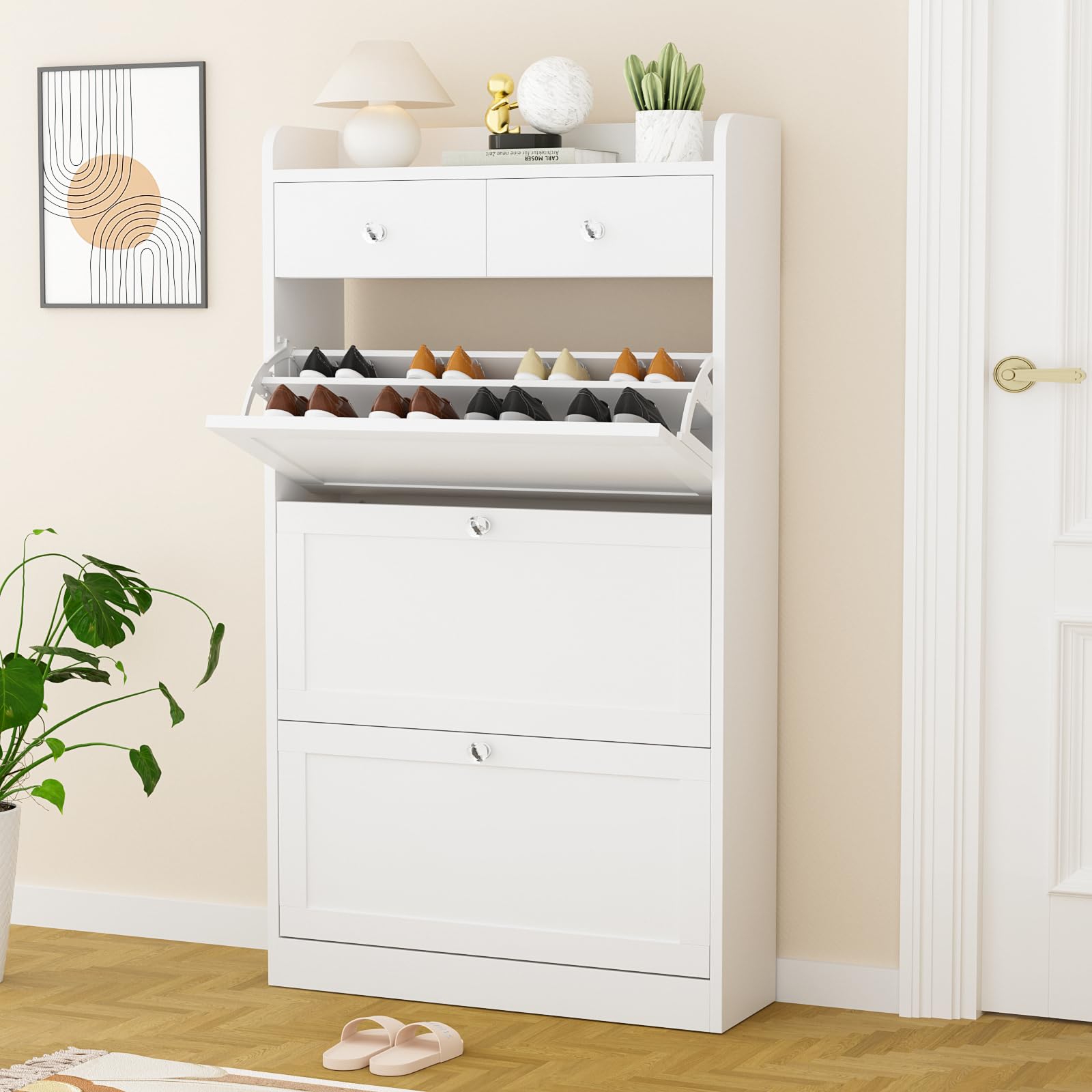 vowner 140h commode à chaussures