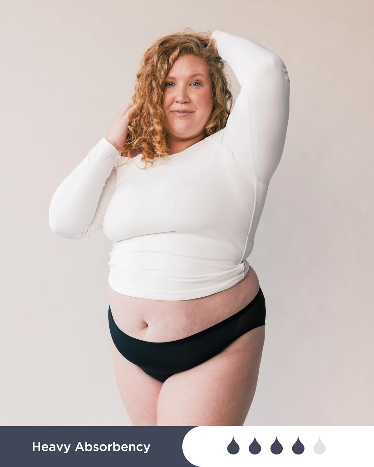 saalt Mesh Bikini Period Underwear - Leakproof Underwear for Women - Low-Rise Bikini Fit - Sustainable & Breathable Fabric - Image 4