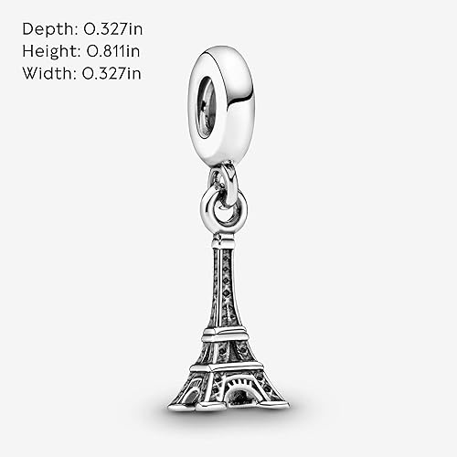 Miniatura 5 de Pandora Joyería con dije de plata de ley Torre Eiffel Metal No es una piedra preciosa