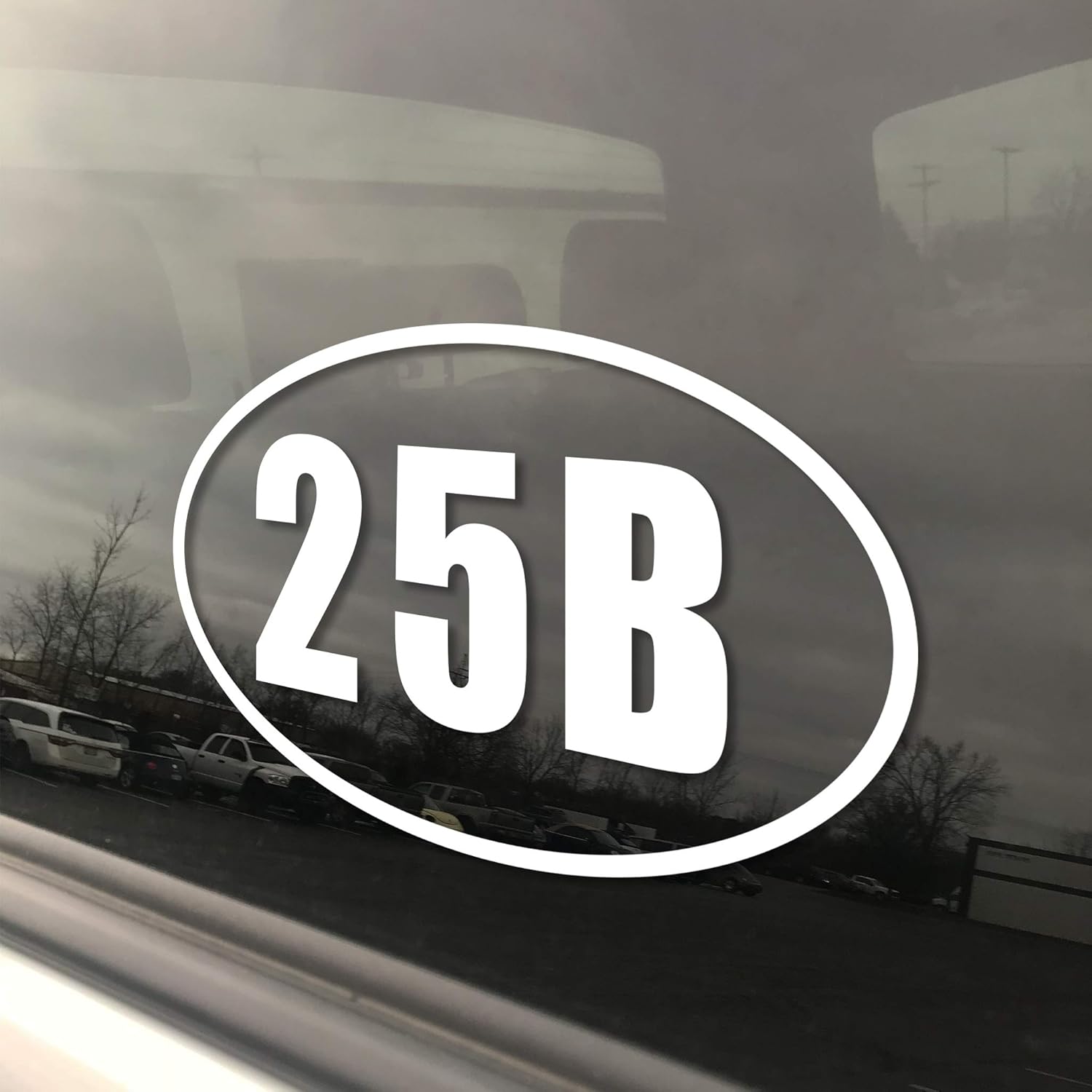 Oval MOS 25B Information Systems Operator Analyst Window Decal. Free Lifetime Replacement. 3" x 5" Heavy Duty Die Cut Vinyl Veteran Bumper Sticker. (Green, 50)