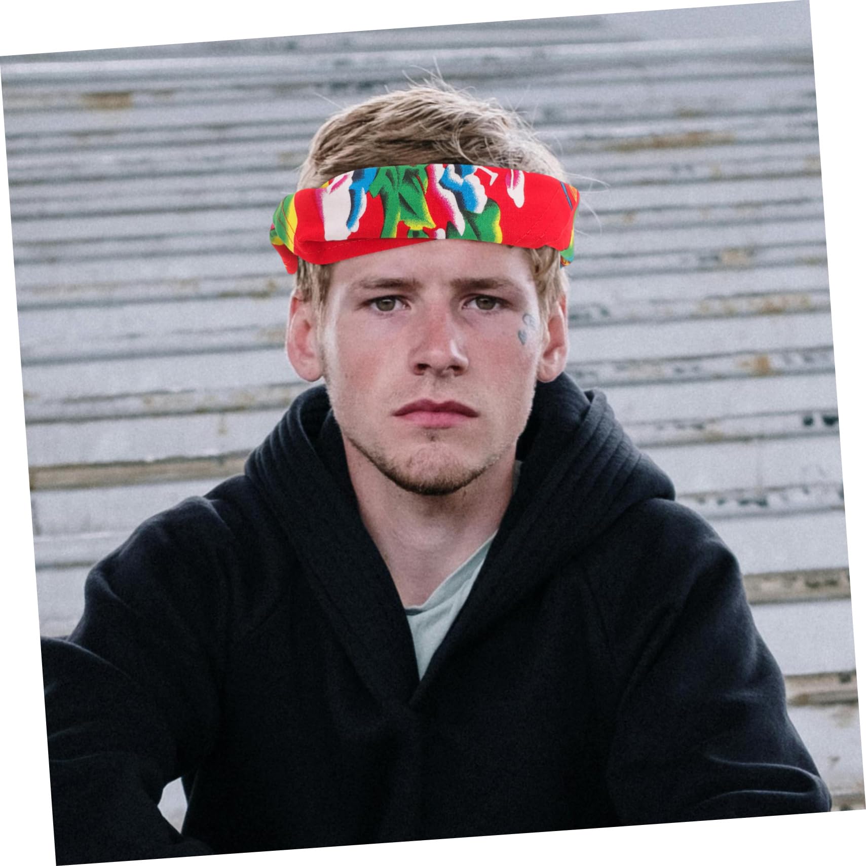 2 Pezzi Foulard Da Ciclismo All'Aperto Bandana Alla Moda Bandana Sportiva Decorativa Bandana Da Equitazione Alla Moda Decorazione Bandana Bandana Di Stoffa Per Uomo