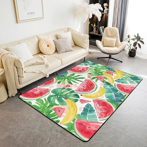 Miniatura 21 de Feelyou Alfombras de sala de estar, alfombra de 5 x 7 pulgadas, retro, floral, bohemio, alfombra decorativa para interiores, diseño floral Tierra