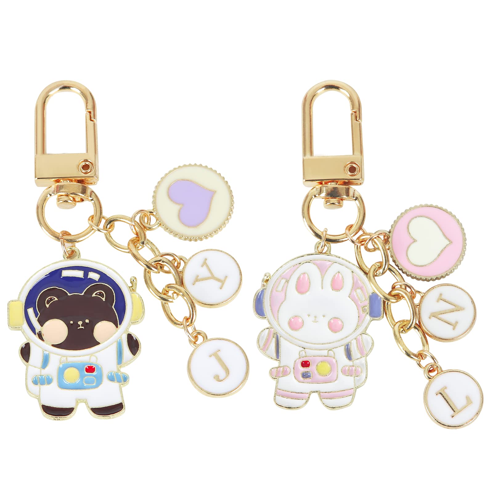 Cute Keychain Aesthetic Keychain Accessories Kawaii Key Ring for Women,Keychain For Girl Charm for Airpod,Backpack