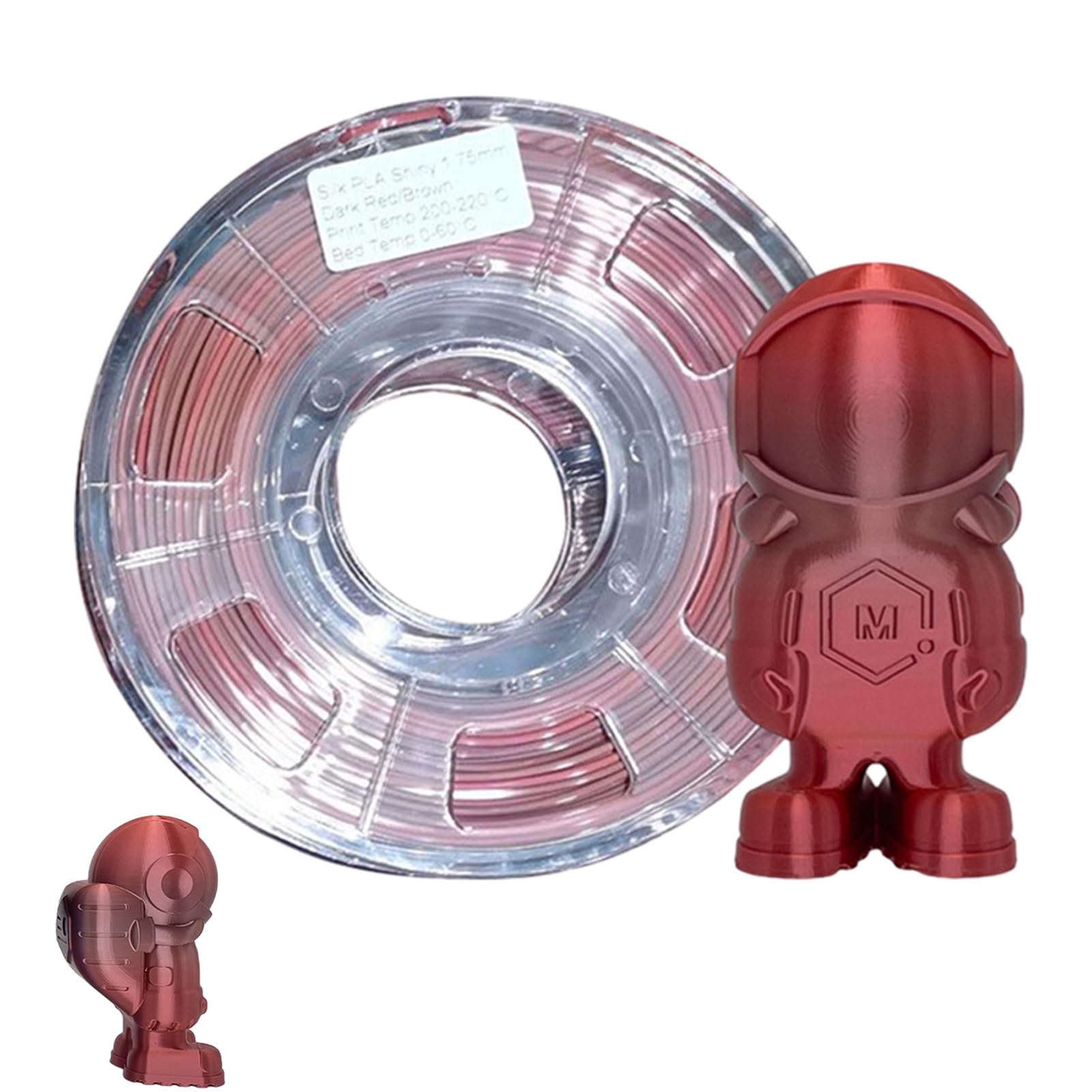 - Paquete de filamentos para impresora, filamento de cambio rápido | Cambio de color, filamento PLA de 1,75 mm, filamento bicolor de oro rosa seda, verde seda , azul seda, seda azul verde