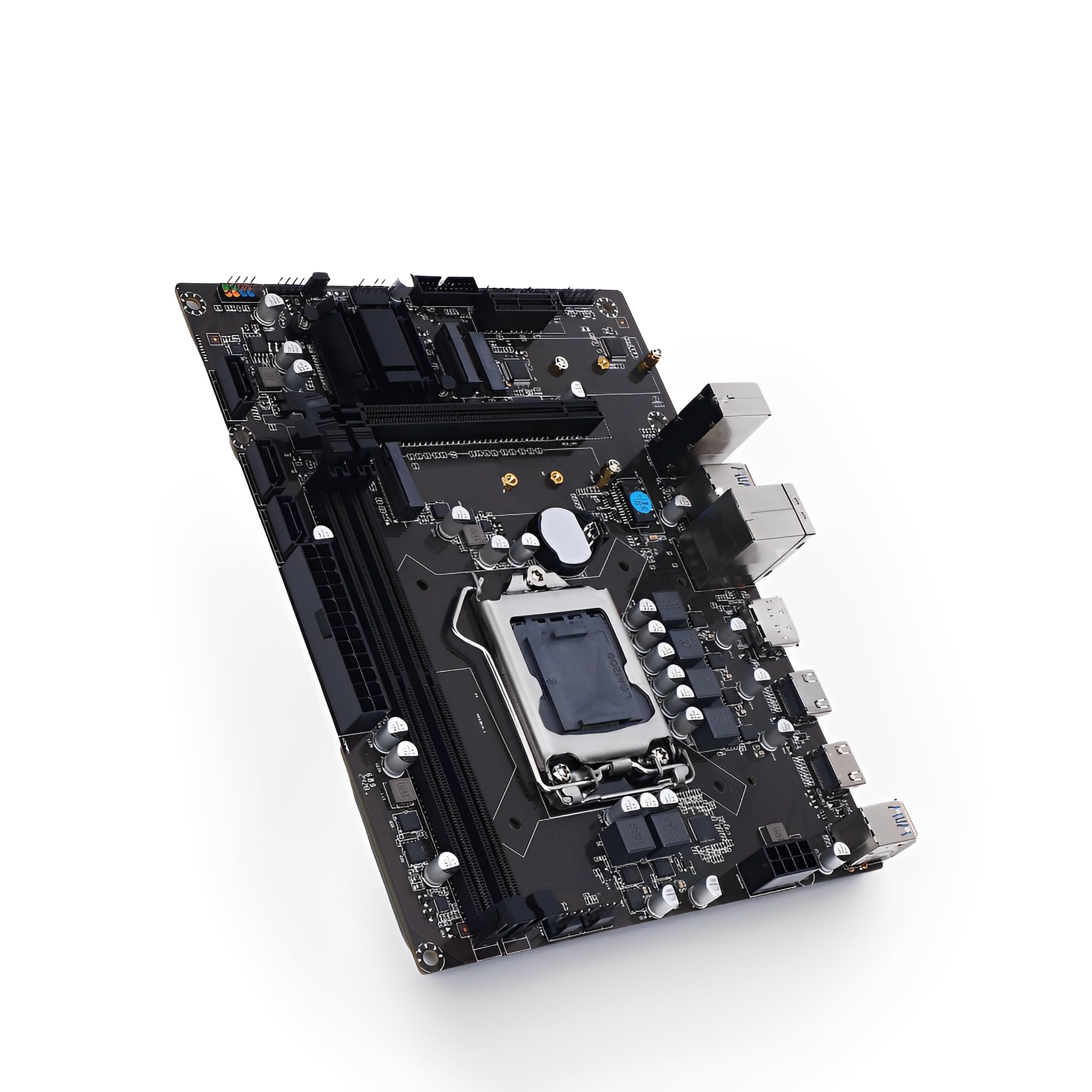 LICAEVEY H511 Gaming Mothereboard (H470 Chipset/LGA 1200 Socket/ATX) - DDR4 Dual Channel, PCIE 4.0 X16, Dual M.2, Wi -Fi, Obsługuje 10 i 11. I9/i7/i5/i3