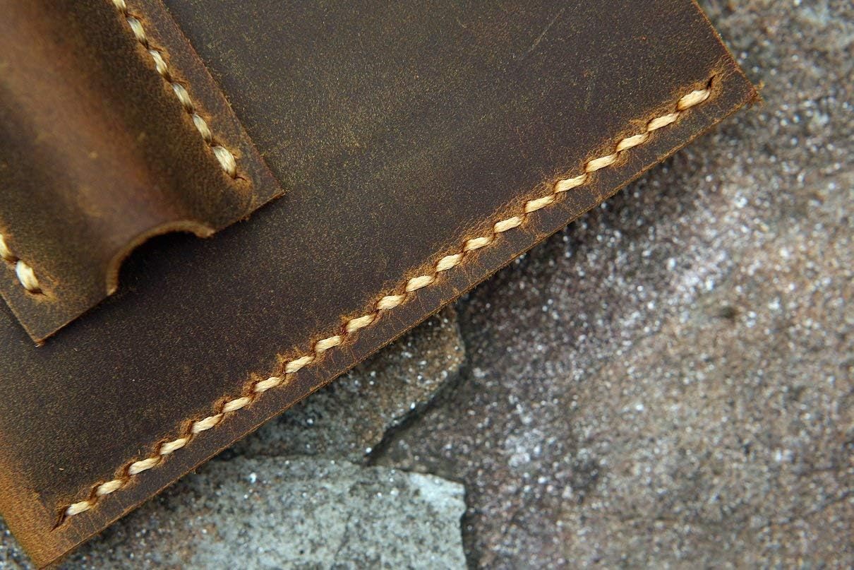 Leather sleeve for Field notes pocket size/distressed leather field notes case/Minimalist field notes sleeve cover FA605SV