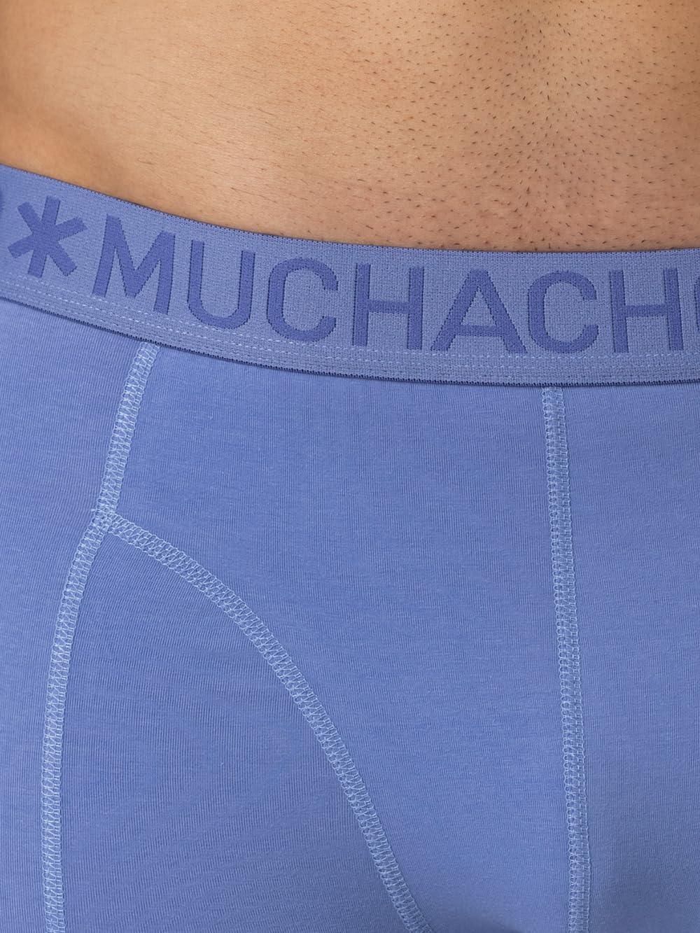 Muchachomalo Calzoncillos para Hombre, Ropa Interior Lisa de Algodón para Hombre, Pack de 4 Unidades, Bóxers Lisos de Corte Clásico con Cintura Elástica
