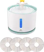 Kit Bebedouro Tipo Fonte Com Filtro Healthy Pet Animus + 4 Filtros