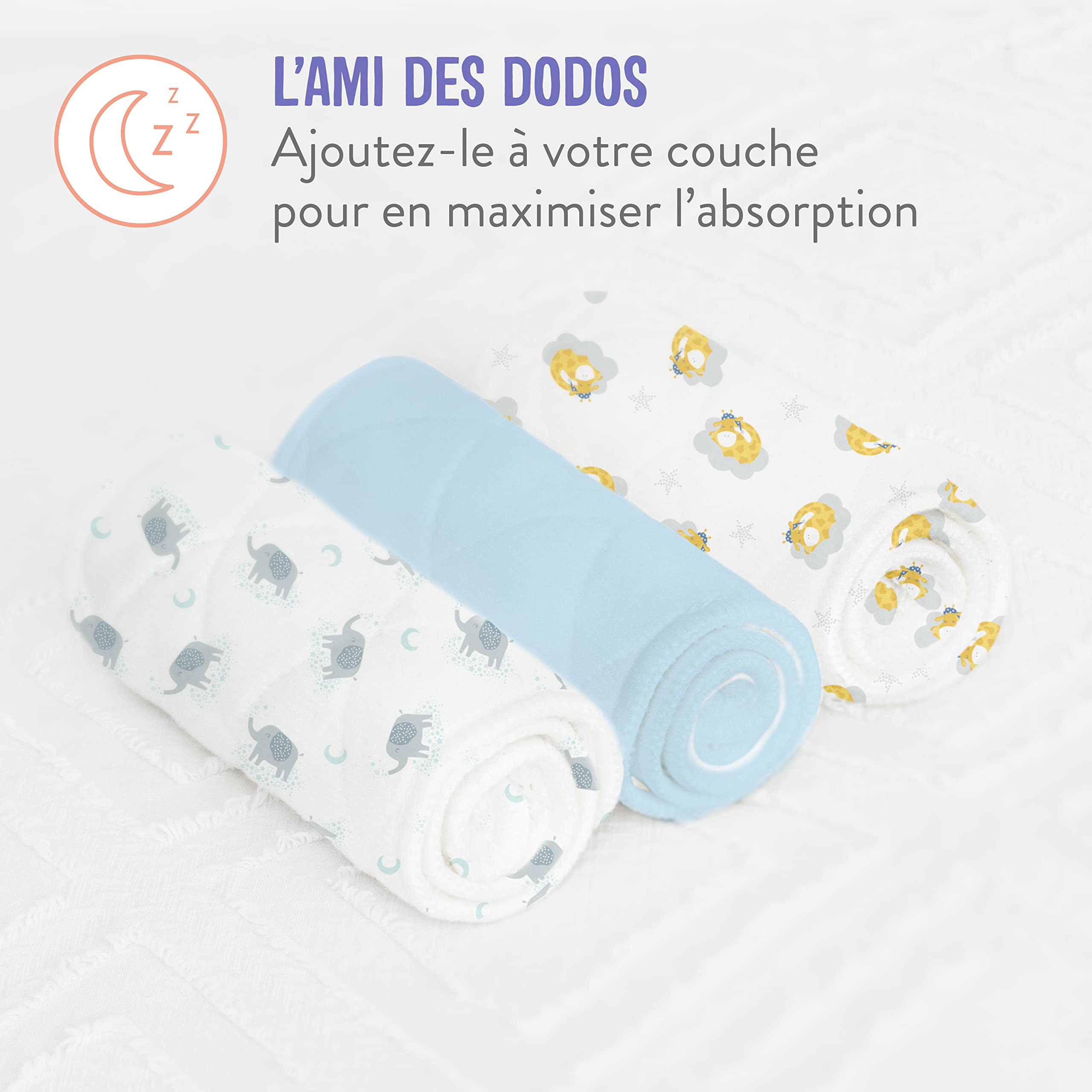 Bambino Mio, Mioboost Classique Insert Booster, Augmenter l'absorption, Blanc