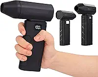 Mini Soprador Portátil | Recarregável | Turbo 100.000 RPM com LED 5 Velocidades | Limpeza de Eletrônicos, Teclados, PC e Uso Geral | Bateria 6000mAh