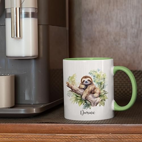 Miniatura 10 de Tazas de café personalizadas con diseño de caballo de pie sobre hermosas flores para amantes de los caballos, taza personalizada con nombre para