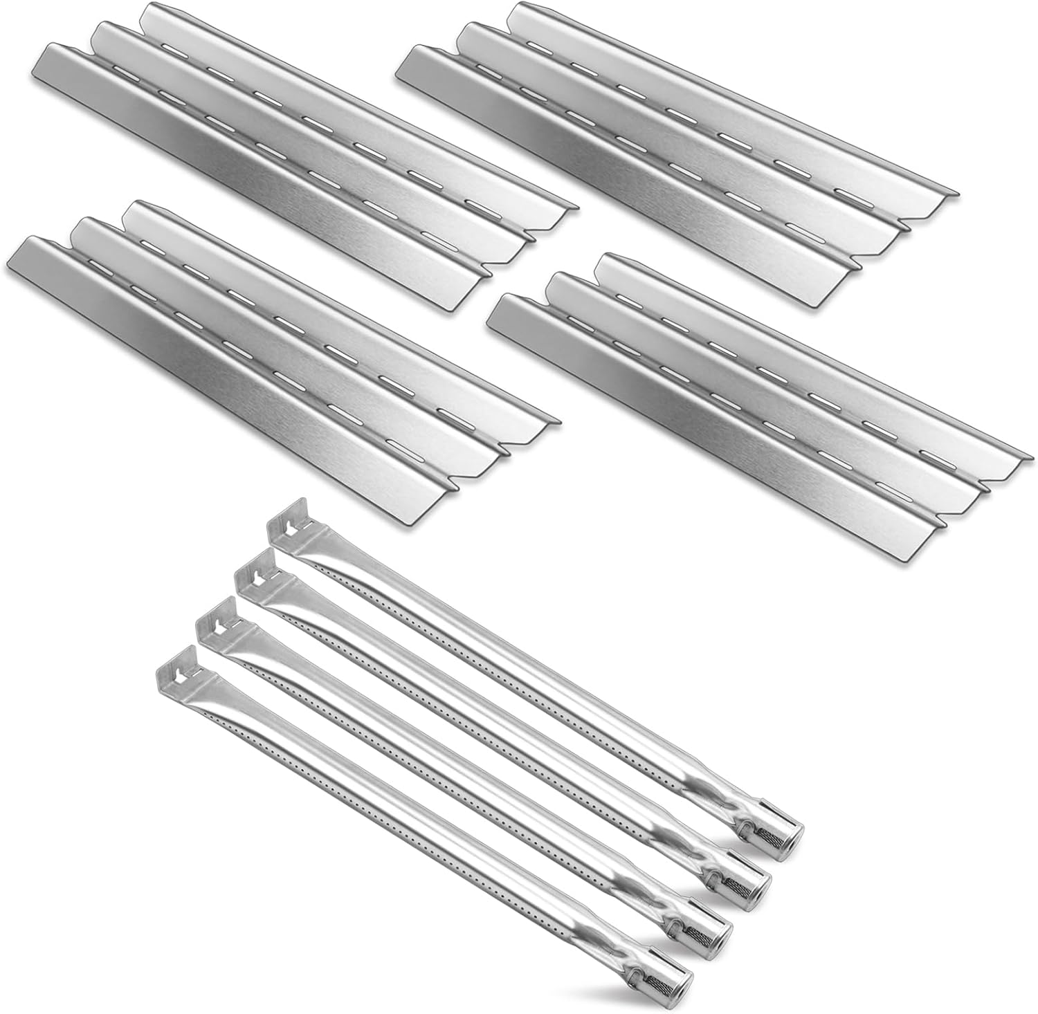 Grill Replacement Parts for Sterling 5020-54 5020-64 5023-64, Huntington 6020-54 6020-57 6020-64, Broil King 9625-84, 9625-87, 9635-84, Heat Plates and Grill Burner Tubes