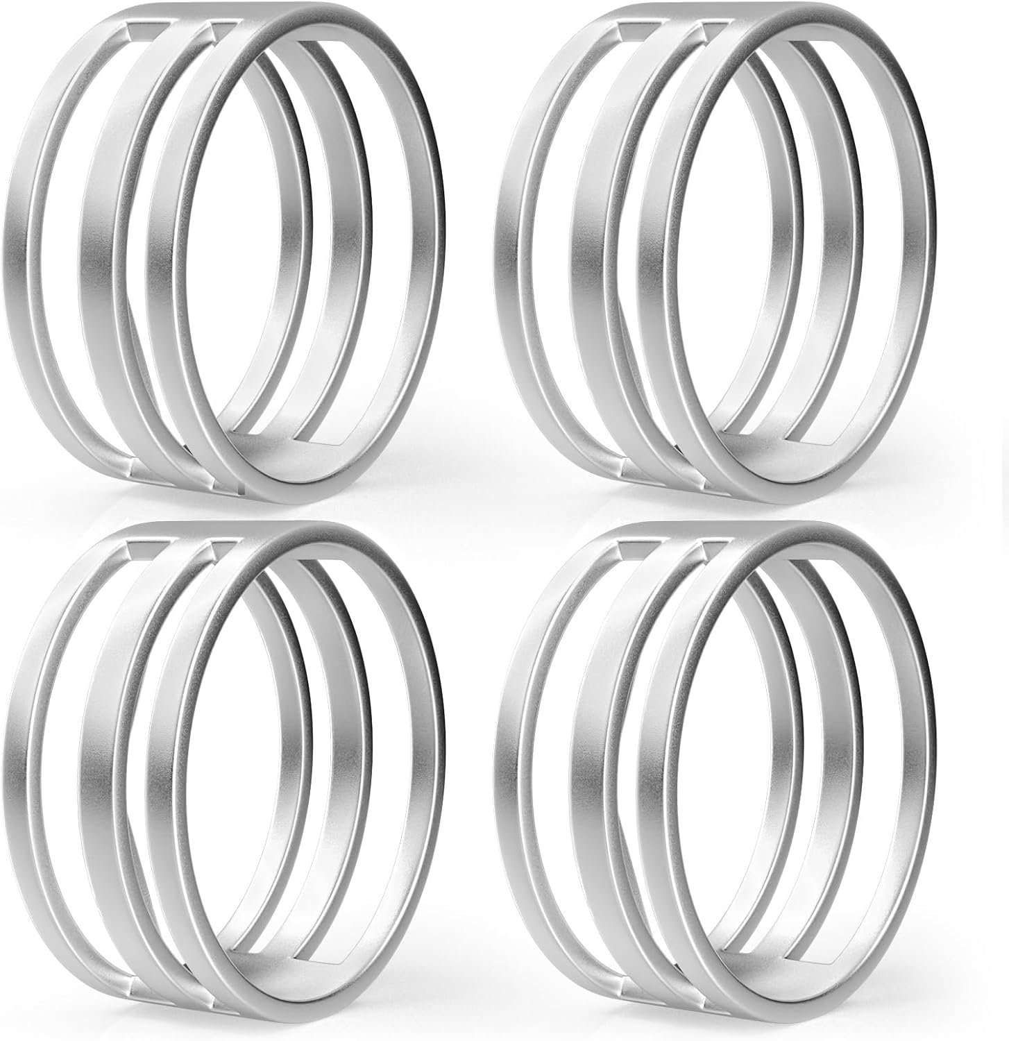 WLLHYF 4 Pieces Jump Ring Opening Tools, Circle Split Opener, Silver