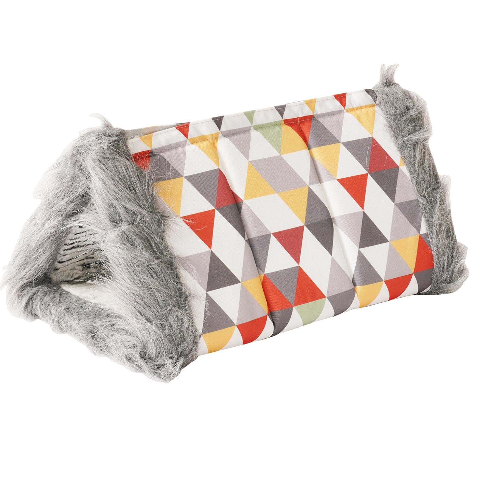Lit pour chat maison amovible pour nettoyer facilement les poils et protéger du froid