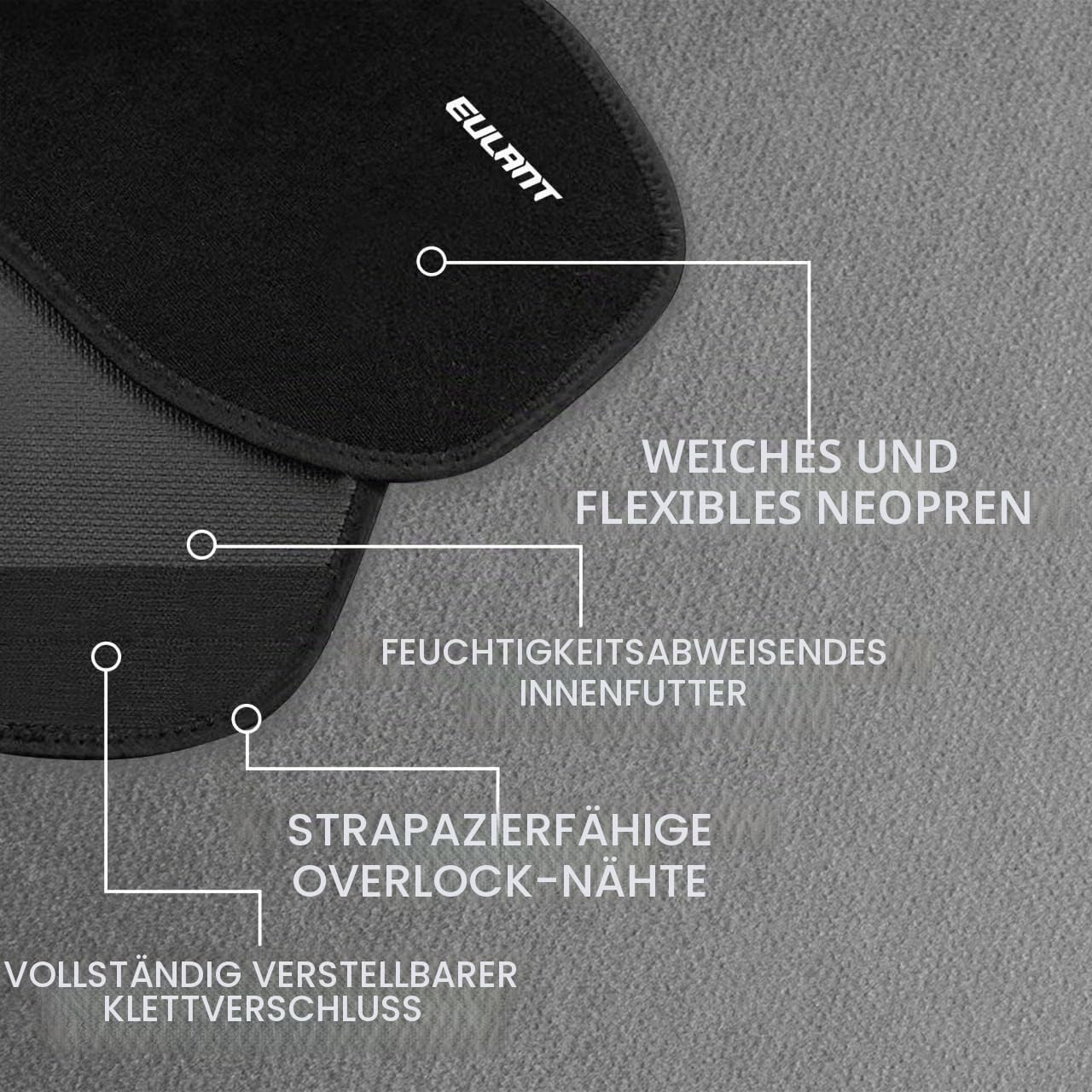 EULANT Taille Unterstützung Gürtel, Unisex Taille Trainer, Lendenwirbelstütze, Taille Fitness Wickeln Sport Gürtel für Sport Schutz