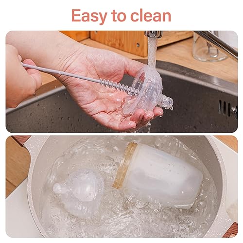 Miniatura 6 de Haakaa Gen.3 - Pezones de silicona anticólicos para biberón, 100% silicona para biberones, flujo lento, 0.0 ft+, 2 piezas